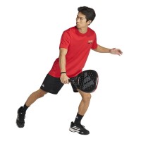 Adidas Wanted T-shirt rouge graphique