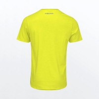 Cotton Head Club T-Shirt Ivan Yellow White PADELPOINT Cotton Head Club T-Shirt Ivan Yellow White