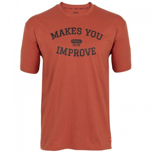 Cotton T-shirt Nox Basic Tile Black