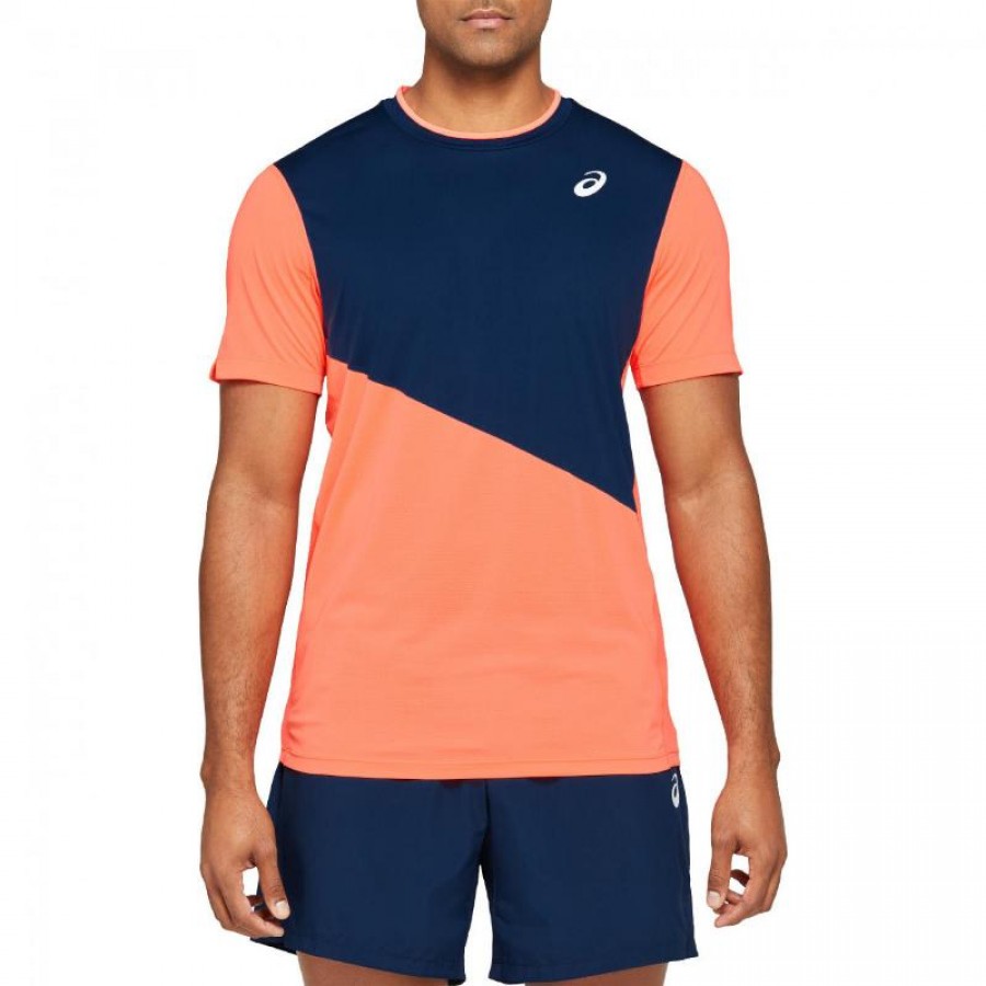 T-shirt Asics Club Corail Marine