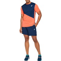 T-shirt Asics Club Corail Marine