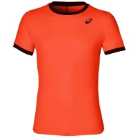 Asics Club SS Coral T-Shirt PADELPOINT Asics Club SS Coral T-Shirt