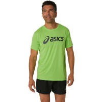 Camiseta Asics Nucleo Lima Azul  Oferta + Barato