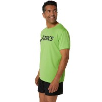 Camiseta Asics Nucleo Lima Azul  Oferta + Barato