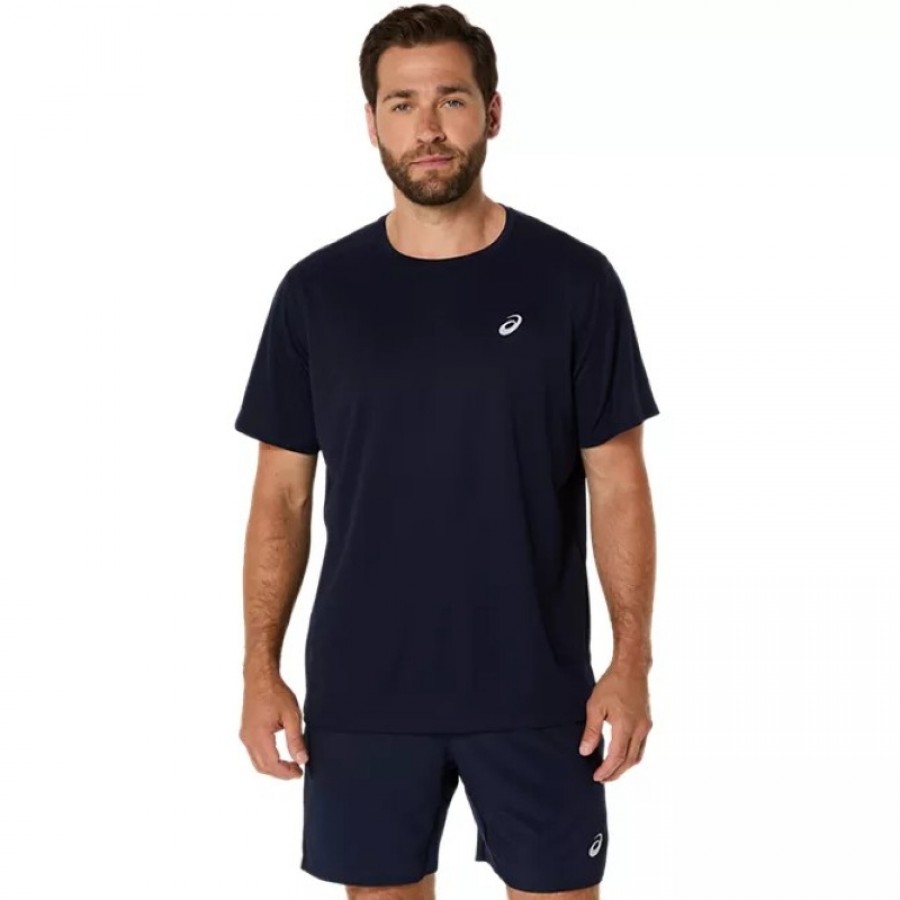 Camiseta Asics Core SS Top Azul Medianoche  Oferta + Barato