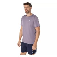 Camiseta Asics Core SS Top Gris Lavanda  Oferta + Barato