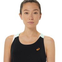 Camiseta Asics Court Performance Negro Menta Mujer  Oferta + Barato