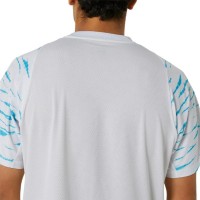 Camiseta Asics Game Blanco Brillante  Oferta + Barato