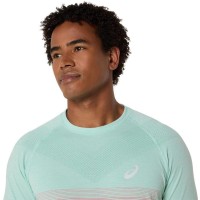 Camiseta Asics Seamless SS Top Coral Verde  Offer + Cheap