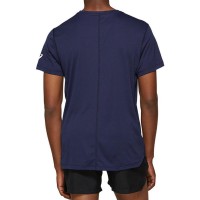 Asics Silver Blue Peacoat Glossy White T-Shirt PADELPOINT Asics Silver Blue Peacoat Glossy White T-Shirt