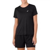 T-Shirt Femme Asics Silver Noir