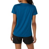 T-shirt femme Asics Silver Petrol Blue
