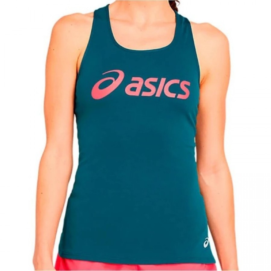 T-Shirt Femme Asics Silver Tank Vert