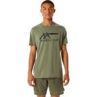 Asics Tiger Lichen Green T-Shirt PADELPOINT Asics Tiger Lichen Green T-Shirt