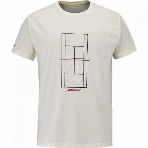 Message de l?exercice Camiseta Babolat Crema