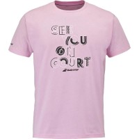 Message de l?exercice Camiseta Babolat Rosa