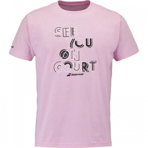 Message de l?exercice Camiseta Babolat Rosa