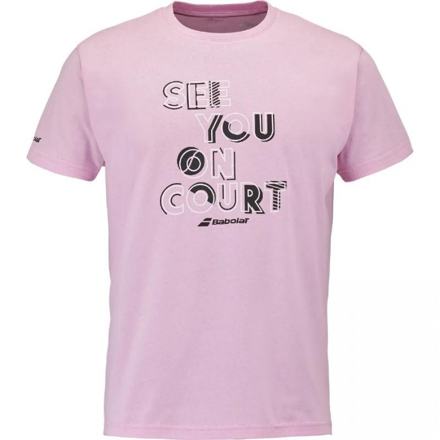 Message de l?exercice Camiseta Babolat Rosa