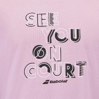 Message de l?exercice Camiseta Babolat Rosa