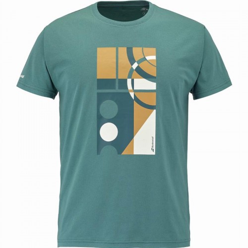 Message de l?exercice Camiseta Babolat Verde Intenso