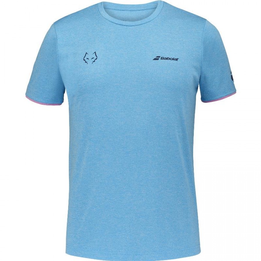 Babolat Juan Lebron Blue Pink T-Shirt