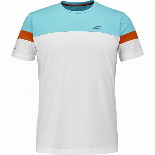 Camiseta Babolat Perf Col Crew Blanco