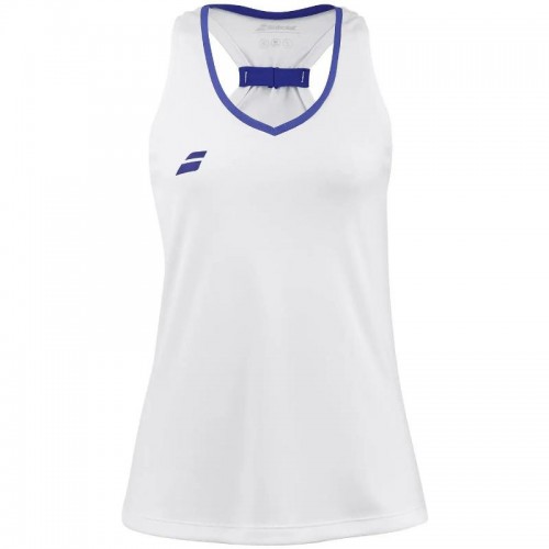 Camiseta Babolat joue Blanco Junior