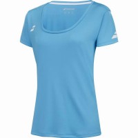 Camiseta Babolat joue Capsleeve Azul Cian Junior