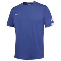 Babolat Play Crew T-Shirt Bleu Blanc