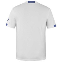 T-shirt Babolat Play Crew Blanc Bleu