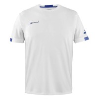Camiseta Babolat joue Crew Neck Blanco Junior