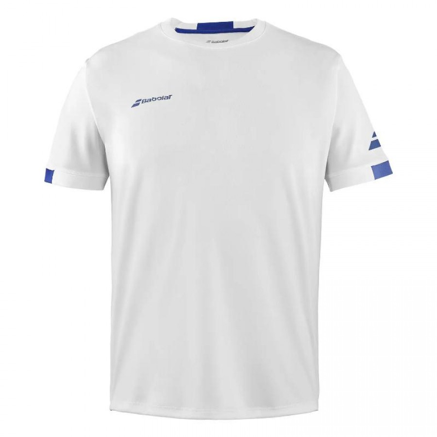 Camiseta Babolat joue Crew Neck Blanco Junior