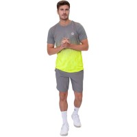 Bidi Badu Beach Spirit Grey Neon Yellow T-Shirt  Offer + Cheap