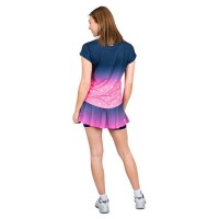 Bidi Badu Colortwist Pink Dark Blue Women  s T-Shirt
