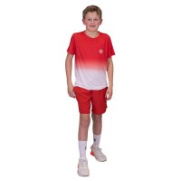 Camiseta Bidi Badu Crew Gradiant Rojo Blanco Junior  Oferta + Barato