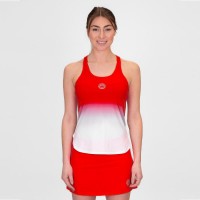 Camiseta Bidi Badu Crew Gradiant Rojo Blanco Mujer  Oferta + Barato