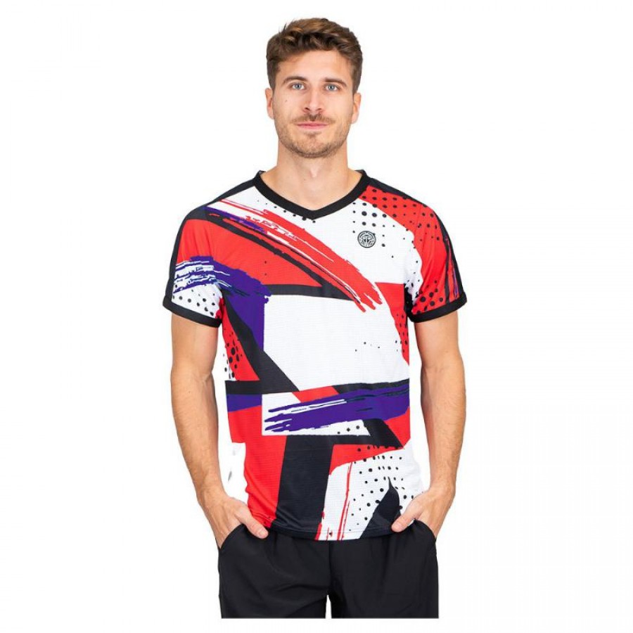 T-shirt Bidi Badu Good Vibes Tee Black Red White PADELPOINT T-shirt Bidi Badu Good Vibes Tee Black Red White