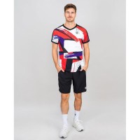 T-shirt Bidi Badu Good Vibes Tee Black Red White PADELPOINT T-shirt Bidi Badu Good Vibes Tee Black Red White