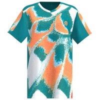 Bidi Badu T-shirt junior Melbourne à col en V orange pétrole