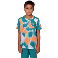 Bidi Badu T-shirt junior Melbourne à col en V orange pétrole
