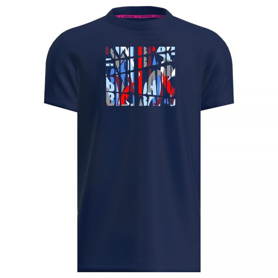 Camiseta Bidi Badu New York Chill Azul Escuro Vermelho  Oferta + Barato