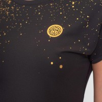Bidi Badu Paris Capsleeve Black Gold Camiseta Feminina  Oferta + Barato