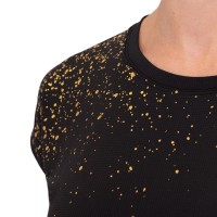 Bidi Badu Paris Capsleeve Black Gold Camiseta Feminina  Oferta + Barato