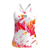 Bidi Badu Suspender T-Shirt Wild Arts White Mix Mulheres  Oferta + Barato