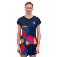 Camiseta Bidi Badu Twiggy Capsleeve Azul Oscuro Mix Mujer  Oferta + Barato