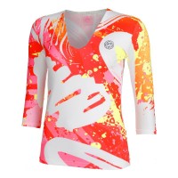 Camiseta Bidi Badu Wild Arts V-Neck Blanco Mix Mujer  Offer + Cheap