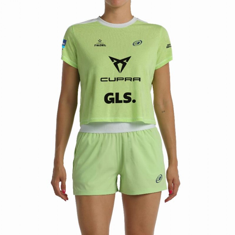 Bullpadel Bea Gonzalez Premier Padel Bilma Apple Green T-Shirt