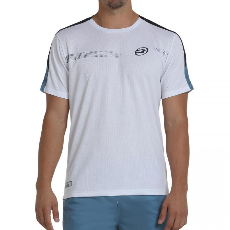 Bullpadel Caldel White T-shirt  Offer + Cheap