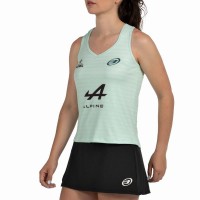 Bullpadel Claudia Fernandez Premier Padel Adies Water Green T-Shirt  Offer + Cheap