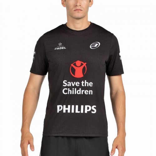 Bullpadel Di Nenno Mofero Premier Padel Black T-Shirt